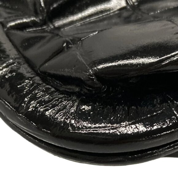 Auth BALENCIAGA Cloud Coin Purse 618915 Black Leather Coin Case - Picture 6 of 10